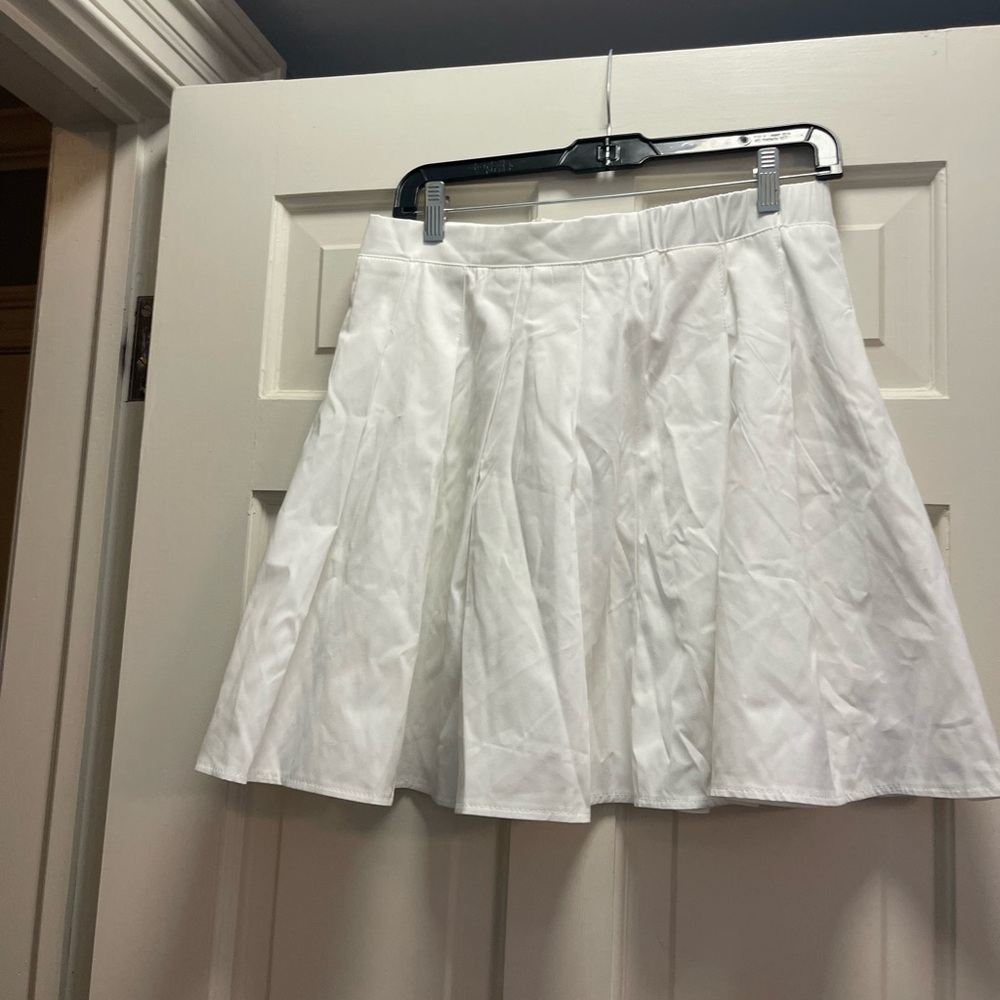 White skirt
